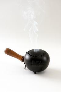 Quemador de Incienso Árabe de Lujo, Ecológico, de Madera, con Diseño de Anís Estrellado |   Regalo de Decoración para el Hogar Hecho a Mano en India - Product Image 2