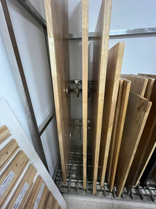 Planche de travail de cuisine en bois de caoutchouc massif durable, planche à découper sur mesure, plateau de table - Product Image 2