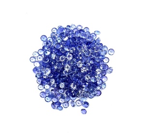 Lote al por mayor de piedras preciosas sueltas de tanzanita natural de corte redondo para fabricación de joyas, piedra azul violeta - Product Image 6