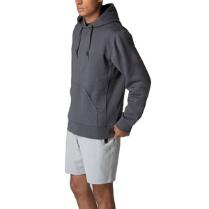 Men's Customizable Polyester/Cotton Blend Pullover <b>Hoodie</b> Winter Solid Fleece Sweatshirt Front Customized Printing Quick Dry - Product Image 2