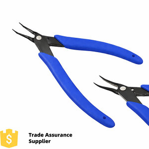 Bent Chain Nose Pliers Stainless Steel 5 Inch red Handle <b>Precision</b> Jewelry Making <b>Tool</b> for Beading Wire Wrapping DIY Craft - Product Image 5