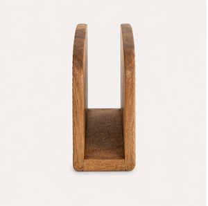 Eco-Friendly Handcrafted Wood Napkin Holder Modern <b>Minimalist</b> Vertical Tissue Stand Free Standing Dining <b>Table</b> Restaurant Hotels - Product Image 4