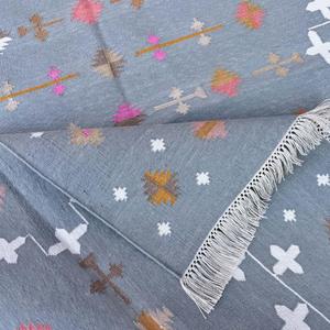 Durable Versatile Artisanal Cotton Dhurrie <b>Rugs</b> <b>Boho</b> Inspired Home Decor Set-007 - Product Image 6