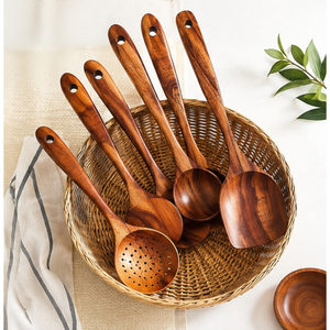 Último Diseño: Juego de Utensilios de Cocina de Madera, Espátula, Cucharón y Volteador de Madera Antiadherentes para Cocina - Proveedores Mayoristas - Product Image 6