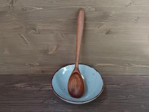 Cuchara de Cocina Tradicional de Madera, Hecha a Mano con Madera Natural Ecológica, Capacidad de 10 ml, Acabado Pulido Espejo, para Cocinar, Remover y Servir - Product Image 3