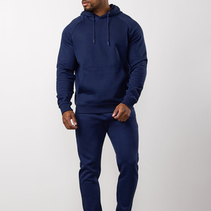 Vêtements d'automne écologiques en polyester/coton, streetwear pour homme, coupe régulière, sweat à capuche en molleton avec poche pour le sport et la gym - Product Image 2