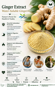 Extrait de gingembre pur naturel HGO (qualité alimentaire) soluble dans l'eau, Gingérol 1% (Extrait standardisé) – Approvisionnement direct usine - Product Image 2
