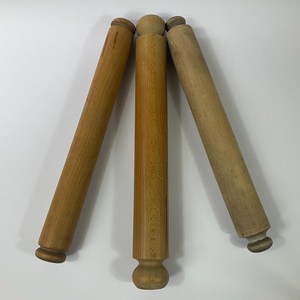 Rodillo de amasar de madera vintage, c. 1900-1930. Madera de haya o olmo. Rodillo de Repostería Grande Regalos Retro para Reposteros Caseros. Panadería Profesional Rolli - Product Image 2