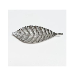 Gold Plated Antler Shape Decorative <b>Tray</b> Rustic Animal Print Design Single Piece Irregular Form - Product Image 4