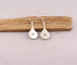 Natural Lapis Lazuli <b>Solid</b> 925 Sterling <b>Silver</b> Handmade Vintage Luxury Water Drop <b>Earrings</b> Engagement Wedding Anniversary Gift - Product Image 4