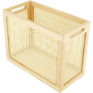 Porte-revues en bois enveloppé de jute, artisanal et unique - Vente en gros depuis l'Inde - Product Image 1
