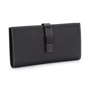 Bolso de Mano de Piel Sintética para Mujer, Cierre de Cremallera, Gran Capacidad, Tamaño de 7 Pulgadas, Adorno de Botones, Uso Diario y Nocturno - Product Image 1