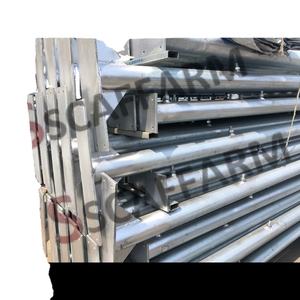 Pieds de pont d'échafaudage en acier Q345/Q235 galvanisé à chaud et thermolaqué, très demandés, pour échafaudages et étaisements – Fabricant - Product Image 5