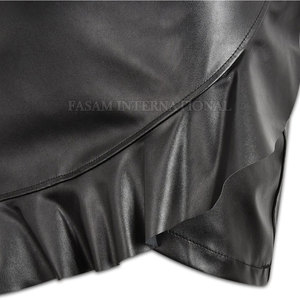 Premium Quality Private Label Women Leather Skirts Wholesale Low Moq Women Leather Skirts For Adult - Product Image 6