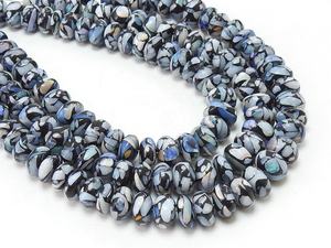 Perles rondes en opale australienne, multi-feux, lisses et polies, 8 pouces, pierre stabilisée, PMEGEMSBEADS, certifiées par un tiers - Product Image 4