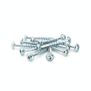 Tornillo Autorroscante para Madera PDC Modelo 8 CLASE 4, Cabeza Plana, Rosca Gruesa, Métrico/Pulgadas, Phillips/Pozi Drive, Niquelado/Zincado, Acero al Carbono - Product Image 1