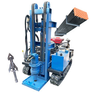 70m 유압 크롤러 수중 시추기, 농장 및 가정용 22HP 디젤 엔진 시추기 - Product Image 1