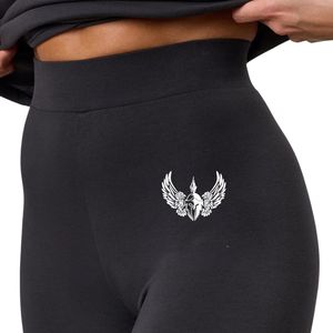 Charcoal Jersey Legging Women Compression Fit Training <b>Tights</b> Stretch Gym Yoga Pants Performance Activewear Bottoms - Product Image 4