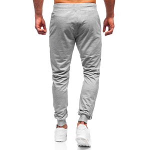 Wholesale High Quality Luxury Men's Casual <b>Trousers</b> Washed for Wash Customizable <b>Elastic</b> <b>Waist</b> Side Pockets Men's Pants Washed - Product Image 3