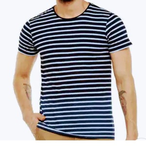 เสื้อยืดคอกลมแขนสั้นทรงปกติสำหรับผู้ชาย สีมัสตาร์ด ผ้าเจอร์ซีย์คอตตอน 100% แต่งขอบตัดกัน สไตล์ลำลอง ระบายอากาศได้ดี น้ำหนัก 220 กรัม ด้านหน้า - Product Image 6