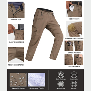 Pantalones de Senderismo para Hombre, Diseño Personalizado, Cintura Media, Estilo Casual, para Verano, Fáciles de Usar, Novedad 2026 - Product Image 6