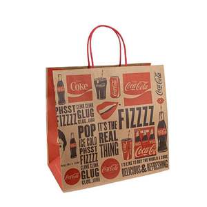 Bolsas de Papel Kraft Ecológicas para Comida para Llevar, Bolsas de Entrega para Restaurantes con Asa Plana, Proveedor Personalizado - Product Image 3
