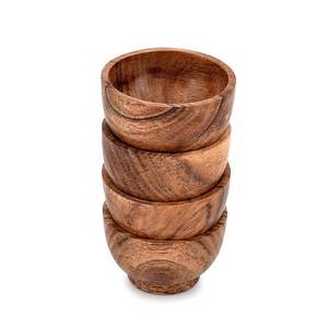 Tazón de Madera Natural Desechable y Ecológico para Servir Alimentos, Acabado Liso, para Ensaladas, Sopas, Arroz, Uso en Cocina - Product Image 4