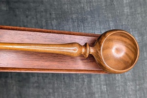 Cuillère à thé en bois naturel réutilisable, cuillère à café et à sucre, ustensile de cuisine de qualité alimentaire pour un usage domestique - Product Image 5