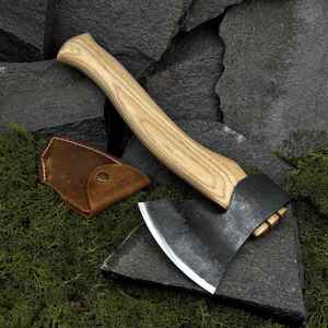 Tomahawks industriels de haute qualité, très demandés, forgés à la main, avec manche gravé, lame plate en acier inoxydable, pour le camping en plein air - Product Image 5