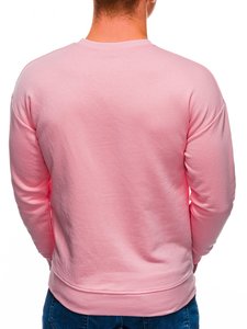 Sweat-shirt rose streetwear personnalisé OEM 2025 – Vente en gros de sweats à capuche en molleton pour homme et femme, idéal pour la gym et le yoga, avec impression sur coton uni - Product Image 3