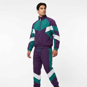 Ensemble de survêtement coupe-vent en nylon pour homme, personnalisé OEM, deux pièces, léger, pour la course à pied, fabricant et fournisseur - Product Image 2