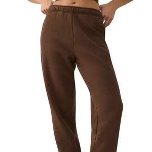 Pantalones Deportivos de Felpa para Mujer, Cintura Alta, Logotipo Personalizado, Mezcla de Algodón, Estilo Urbano, Pantalones de Chándal, Venta al Por Mayor OEM - Product Image 3