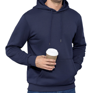 Sweat à capuche pour homme Hip Hop Street Wear, hiver, logo sur le devant, respirant, confortable, coton mélangé, prix bas - Product Image 6