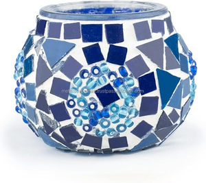 Fournisseur en gros de bougeoirs votifs en verre coloré faits à la main, 1 couleur, durables, décoration pour la maison et les fêtes - Product Image 6