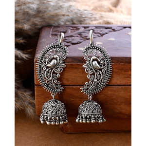Pendientes Jhumki de Plata Meera Jaipur Fashion - Product Image 1