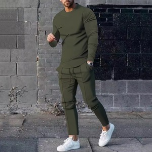 Ensemble de survêtements personnalisés de haute qualité, fabricant en gros, vêtements de sport pour hommes et femmes, jogging, gym, fitness, entraînement, vêtements athlétiques - Product Image 1