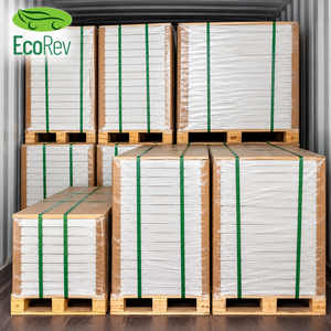 EcoRev Food Grade <b>White</b> Recyclable Glassine <b>Paper</b> Greaseproof Semi-Transparent <b>Wrapping</b> Sheets Custom Logo for Food Packaging - Product Image 2