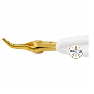Premium Xuron 450BN Angled Nose Pliers Stainless Steel White & Gold Handle Fine Precision Jewelry Electronics Tool CE ISO - Product Image 3