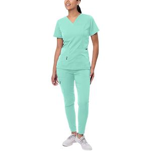 Personalizado de manga corta enfermera Fig Scrubs traje médico enfermería Hospital uniformes de alta calidad Scrubs Sets 2026 HI - Product Image 1