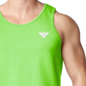 Mens <b>Workout</b> <b>Tank</b> <b>Top</b> Sleeveless Fitness Running Gym Training Athletic 100% Cotton Soft Breathable Summer Shirt Quick Dry Logo - Product Image 3