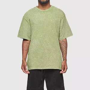 T-shirt pour homme à séchage rapide, design tendance, effet délavé, confortable, de haute qualité - Product Image 1