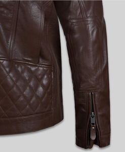 Chaqueta de Cuero para Hombre, a la Moda, Resistente al Viento, Chaqueta de Cuero para Hombre y Mujer, Estilos Personalizados, Charlotte Burnt, Múltiples Colores, Chaqueta de Cuero 2006 - Product Image 4