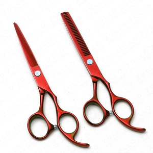 Juego de Tijeras de Peluquería Profesionales Multicolores de Acero Inoxidable con Marca Personalizada - Product Image 3