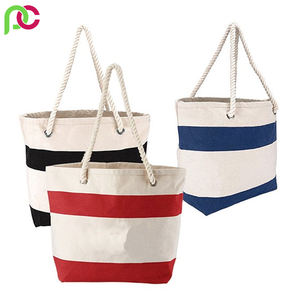 Bolso de lona de algodón natural ecológico 100%, bolso de lona de Color sólido de tamaño personalizado, bolso de hombro para mujer con cremallera - Product Image 6
