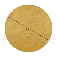 Plateau de table rond en bambou naturel, surface de remplacement en bois massif pour table de café, bar, bistrot, salle à manger - Vente en gros