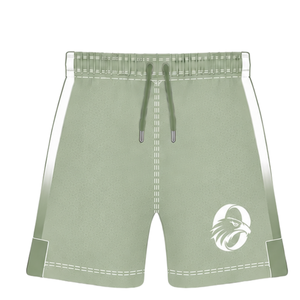 Conjunto de Rugby Verde Salvia y Blanco, Jersey de Manga Corta con Cierre Frontal, Pantalones Cortos a Juego, Uniforme Deportivo Transpirable para Entrenamiento de Equipo - Product Image 4