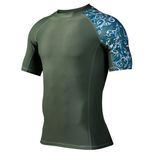 Soft Breathable New <b>Design</b> Arrival Lightweight Slim Sublimation Print Comfortable Short Sleeve <b>Custom</b> Logo Men <b>Compression</b> <b>Shirt</b> - Product Image 3