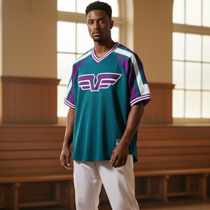 Camiseta de Béisbol de Diseño Personalizado, Impresión por Sublimación, Uniforme Deportivo de Alta Calidad con Botones Completos, Tallas Grandes - Product Image 6