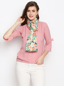 Écharpes carrées imprimées Matériau léger de haute qualité Accessoires élégants Parfait pour l'approvisionnement en vrac de commandes personnalisées - Product Image 3