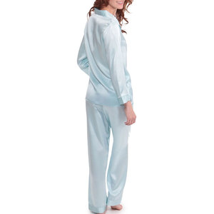 Conjunto de Pijama para Mujer con Logotipo Personalizado, Precio al por Mayor, Pijama de Alta Calidad, Transpirable, de Algodón Tejido, para Verano - Product Image 5